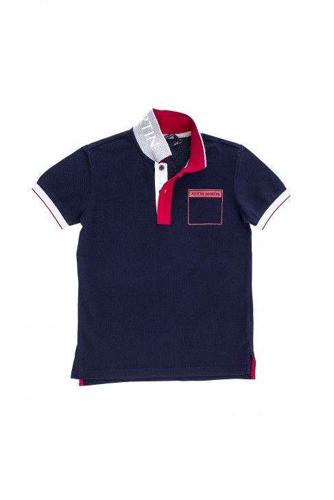 Navy blue boy's polo shirt, Aston Martin Navy blue boy's polo shirt, Aston Martin
