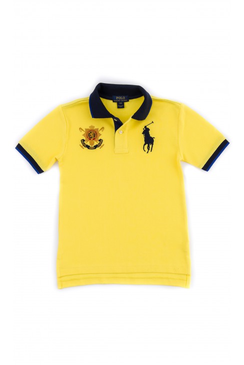 Żółte polo chłopięce, Polo Ralph Lauren Żółte polo chłopięce, Polo Ralph Lauren