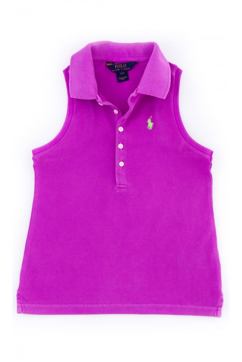 Fioletowa bluzka dziewczęca, Polo Ralph Lauren Fioletowa bluzka dziewczęca, Polo Ralph Lauren