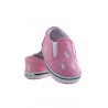 Różowe płócienne buciki niemowlęce, Ralph Lauren