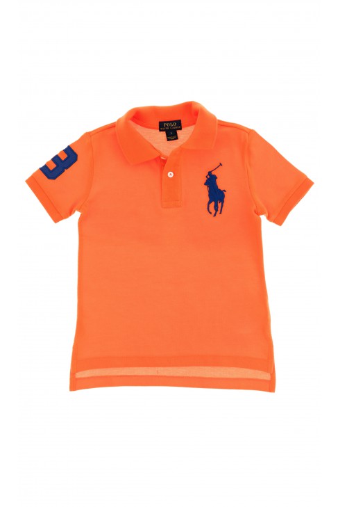 Pomarańczowe polo chłopięce, Polo Ralph Lauren Pomarańczowe polo chłopięce, Polo Ralph Lauren