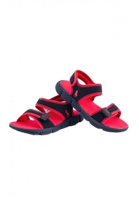Granatowo-czerwone sandałki, Polo Ralph Lauren Granatowo-czerwone sandałki, Polo Ralph Lauren