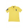 Polo jaune avec poney bleu saphir , Polo Ralph Lauren