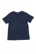 Granatowy t-shirt na krótki rękaw, Polo Ralph Lauren