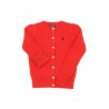 Czerwony sweter rozpinany, Polo Ralph Lauren