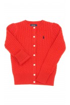  Pull rouge boutonné, Polo Ralph Lauren