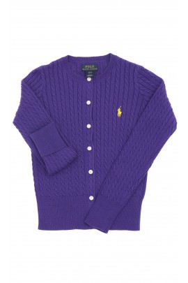 Pull violet boutonné, Polo Ralph Lauren