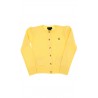 Żółty sweter dziewczęcy rozpinany, Polo Ralph Lauren