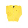 Pull jaune boutonné, pour fille, Polo Ralph Lauren