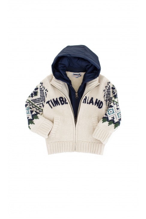 Sweter z kapturem na suwak, Timberland Sweter z kapturem na suwak, Timberland