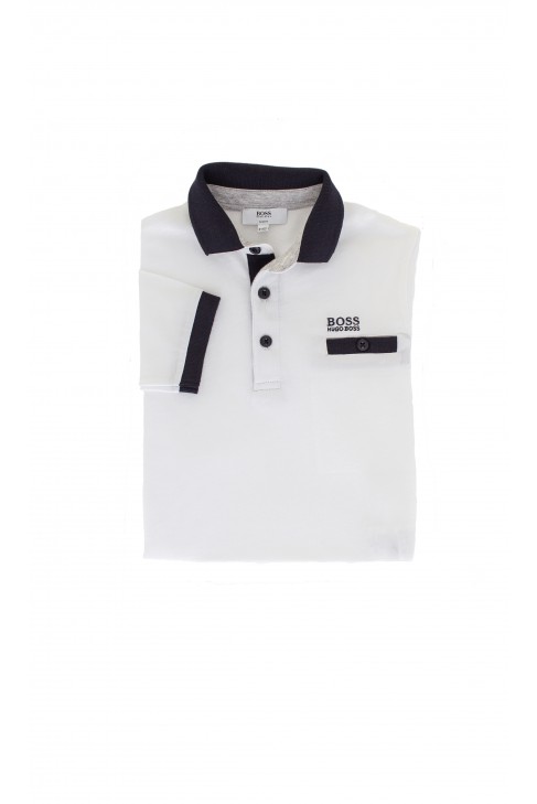 Białe polo, Hugo Boss Białe polo, Hugo Boss