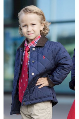 Granatowa kurtka chłopięca przejściowa, Polo Ralph Lauren