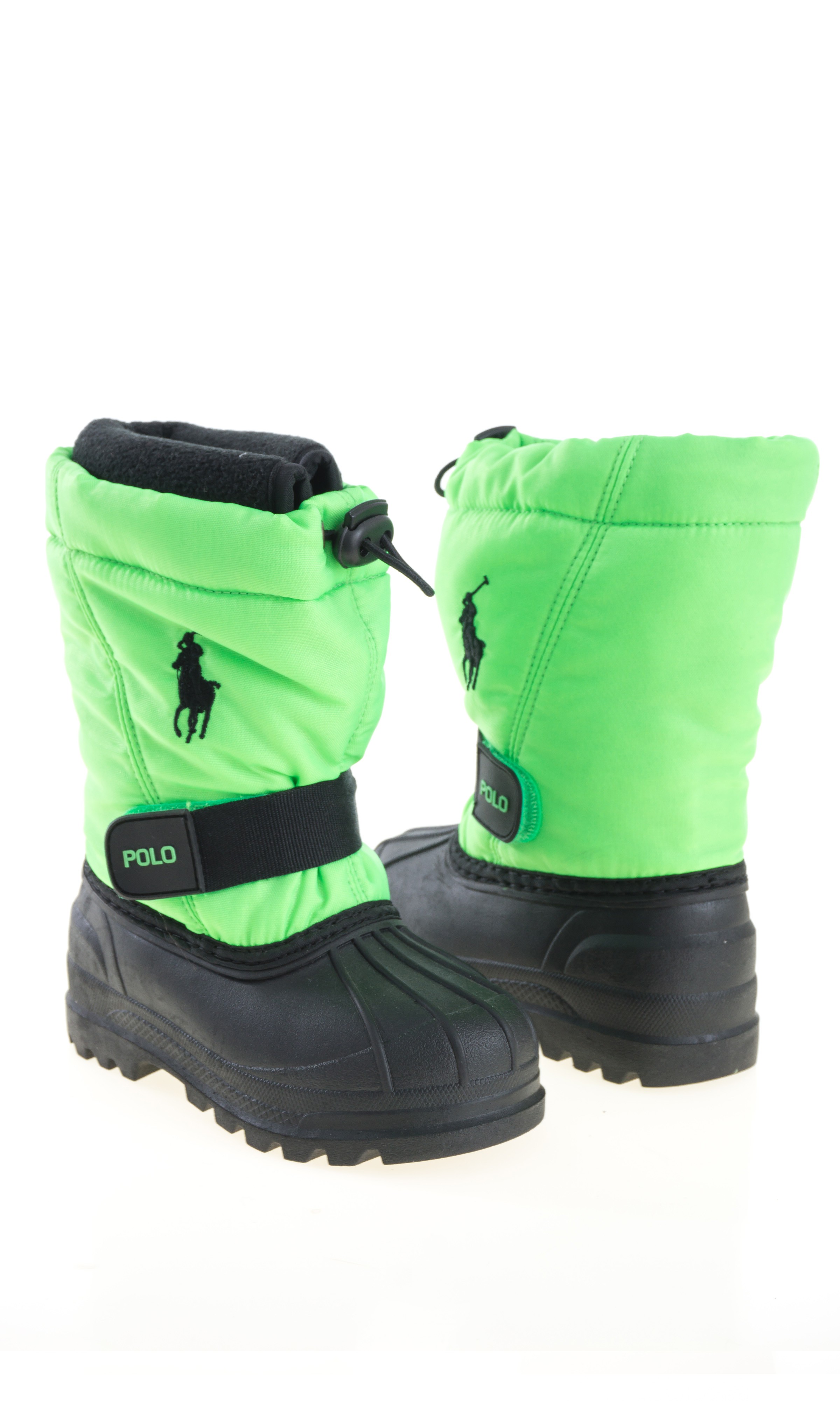 green winter boots