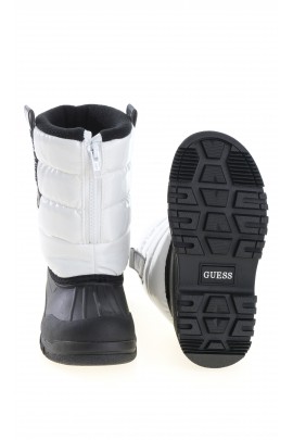 Bottes de neige blanches pour fille, GUESS