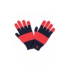 Rękawiczki chłopięce czerwono granatowe, Polo Ralph Lauren