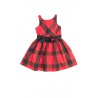 Sukienka w czerwono-czarną kratę, Polo Ralph Lauren