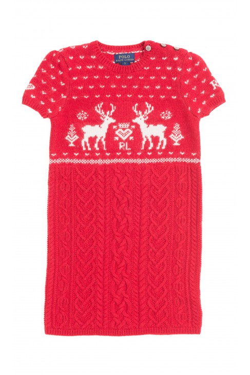 Robe rouge à motifs de Noël, Polo Ralph Lauren