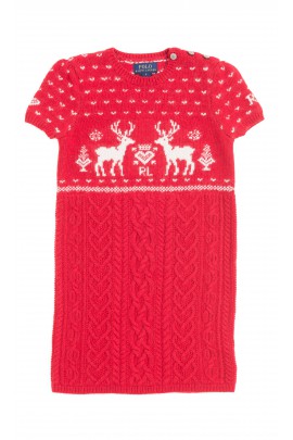 Robe rouge à motifs de Noël, Polo Ralph Lauren