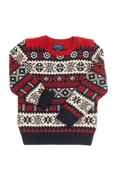Sweter chłopięcy we wzory, Polo Ralph Lauren