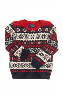 Sweter chłopięcy we wzory, Polo Ralph Lauren