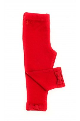  Legging rouge pour fille, Polo Ralph Lauren
