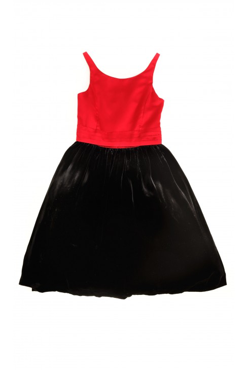 Czerwono czarna sukienka, Polo Ralph Lauren
