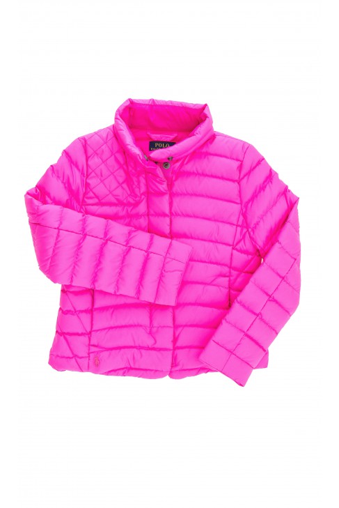 Przejściowa, różowa kurtka, Polo Ralph Lauren
