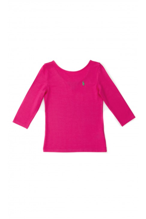 Różowa bluzka dziewczęca, Polo Ralph Lauren