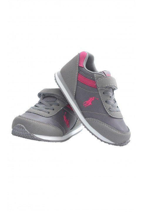 Szaro-różowe buty sportowe, Polo Ralph Lauren