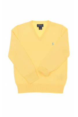 Pull jaune pour garçon, Polo Ralph Lauren