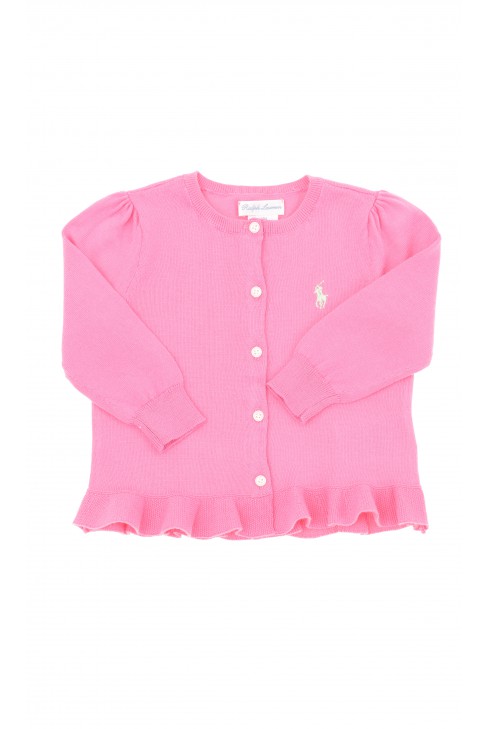Różowy sweter niemowlęcy, Polo Ralph Lauren