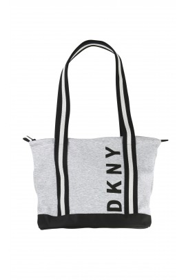 Szaro-czarna torba, DKNY
