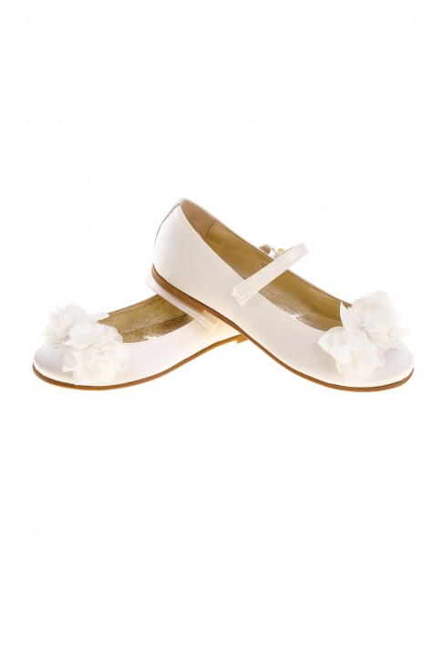 Chaussures blanches pour fille, Monnalisa