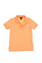 Polo orange pour garçon Polo Ralph Lauren, manches courtes.