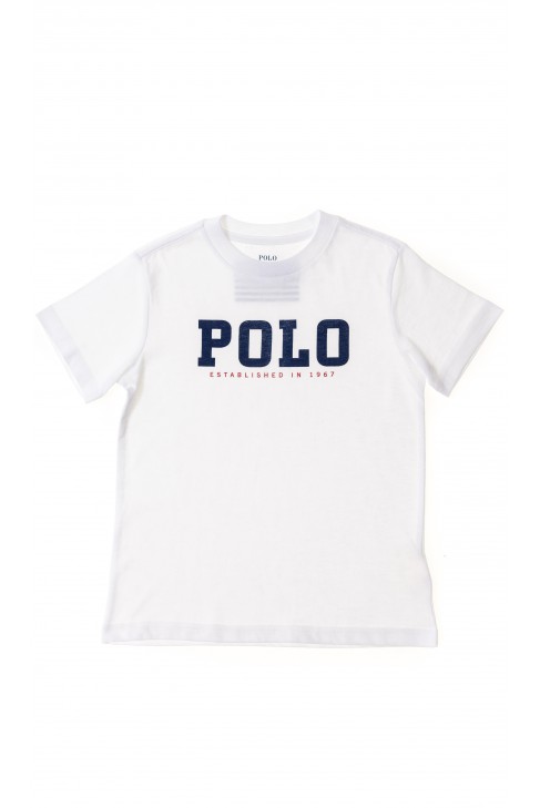 Biały t-shirt z krótkim rękawem, Polo Ralph Lauren