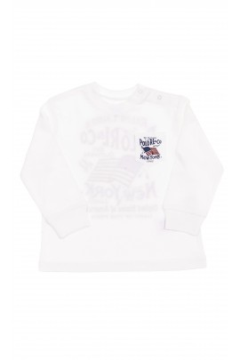 T-shirt blanc pour garçons, Polo Ralph Lauren