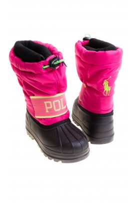 Bottes de neige roses, Polo Ralph Lauren