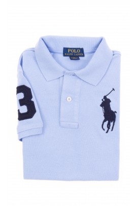 Polo bleu pour garçon, Polo Ralph Lauren