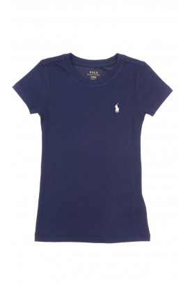 T-shirt bleu marine pour fille, Polo Ralph Lauren