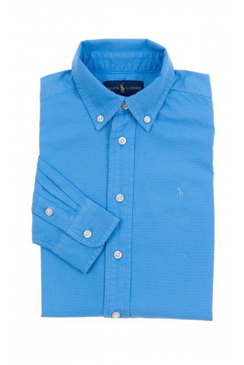 Chemise bleu foncé pour garçon, Polo Ralph Lauren