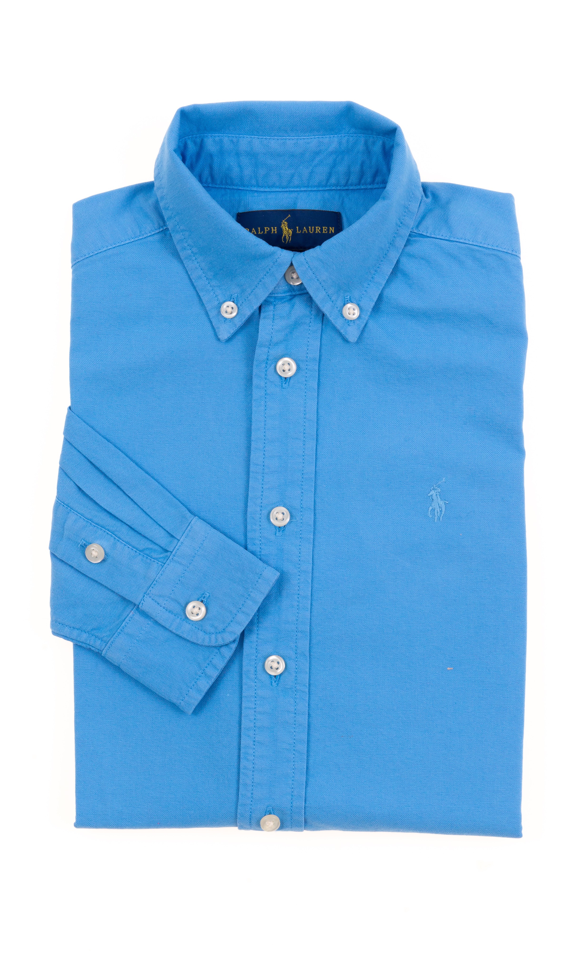 Chemise bleu fonc pour gar on Polo Ralph Lauren Celebrity Club