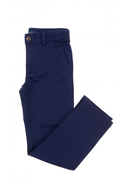 Eleganckie granatowe spodnie chłopięce, Polo Ralph Lauren