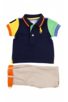 Komplet chłopiecy koszulka polo + spodnie, Polo Ralph Lauren