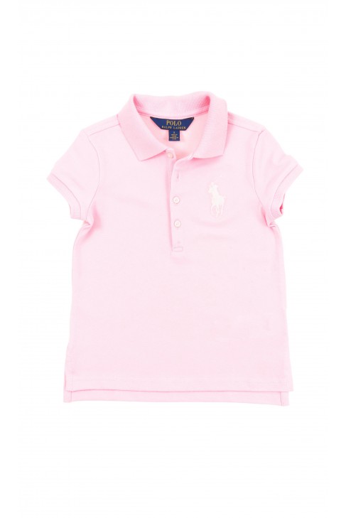 Różowa polówka dziewczęca, Polo Ralph Lauren