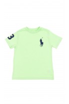 Seledynowy t-shirt chłopięcy, Polo Ralph Lauren