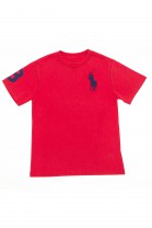 Czerwony t-shirt chłopięcy, Polo Ralph Lauren