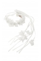 Couronne d'Aletta à fleurs blanches 