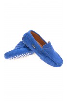 Zamszowe szafirowe mokasyny, Atlanta Mocassin
