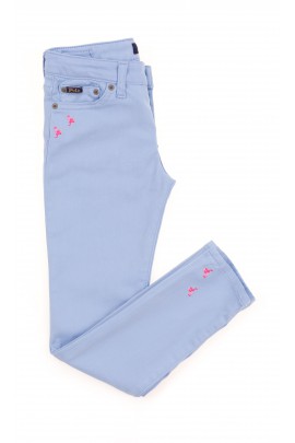 Pantalon bleu pour fille super mince, Polo Ralph Lauren