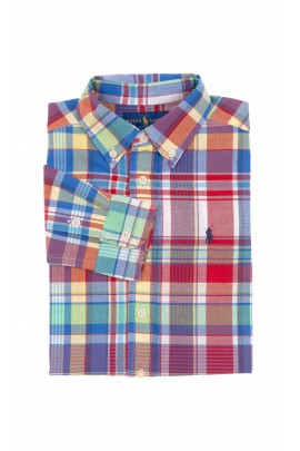 Chemise à carreaux colorés pour garçon, Polo Ralph Lauren